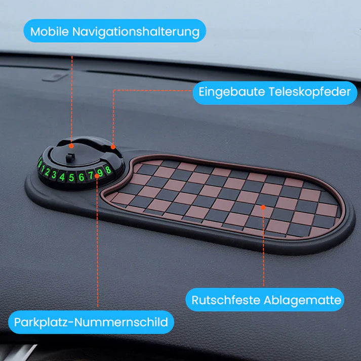 Tapete Organizador Antideslizante Para Tablero De Auto.