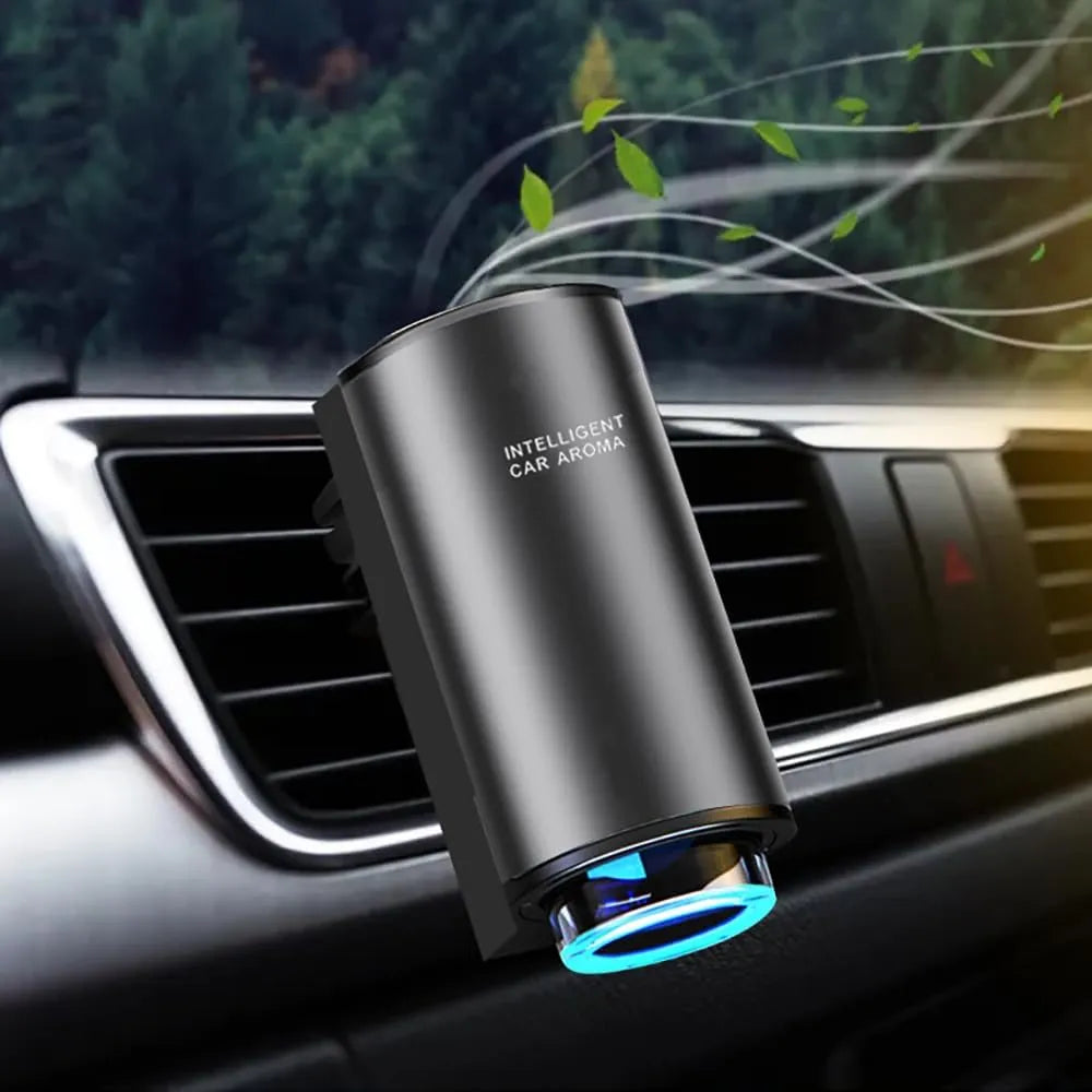Difusor de aromas inteligente para coche con 3 frascos de aceite esencial.