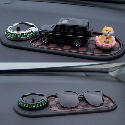Tapete Organizador Antideslizante Para Tablero De Auto.